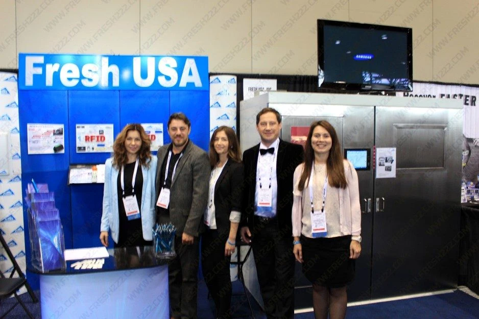 Équipe Fresh USA lors d’un salon professionnel