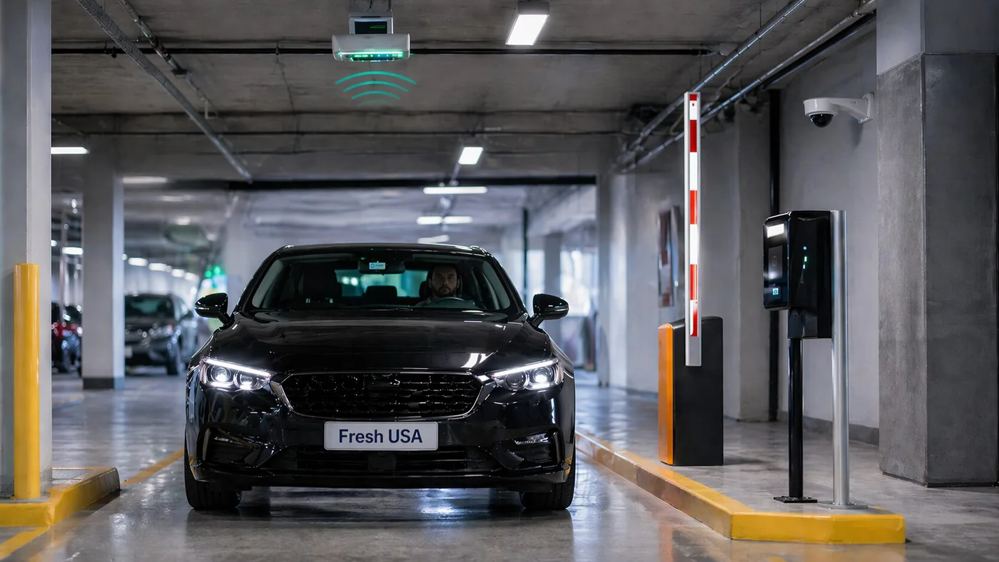 gestion de parking privé: Système de gestion de parking en garage