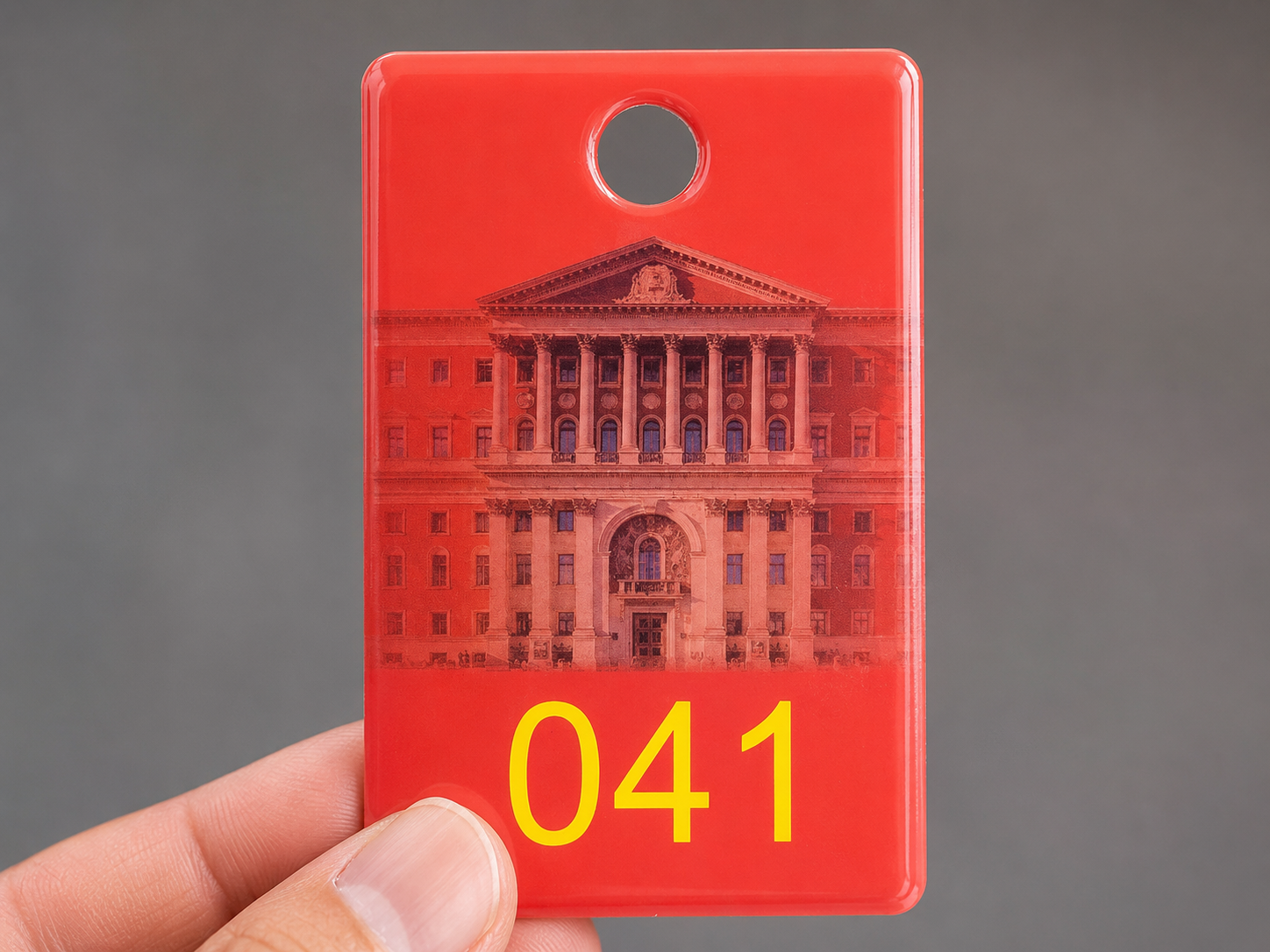 Exemple de carte RFID numérotée Premium